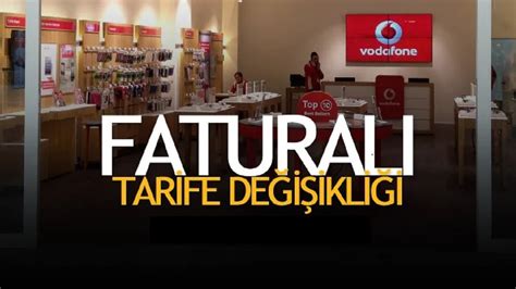 Vodafone faturalıya geçiş tarifeleri